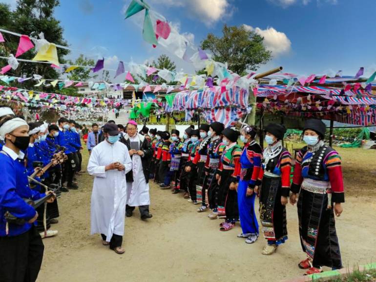 Myanmar Bishop Lucas Jeimphaug Dau Ze (SDB) encouraged the faithful to rely on more God in prevailing times of difficulties. 